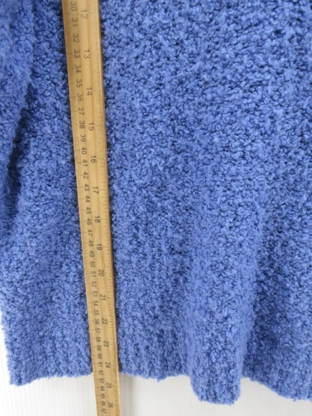 Free People Sweater Small Boucle Fuzzy Oversized Boxy Pullover Knit